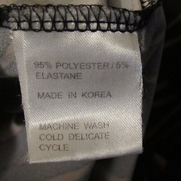 Tracy Negoshian Sheath Dress Women's Large Brown Tiger Print Keyhole Neck - Picture 6 of 6